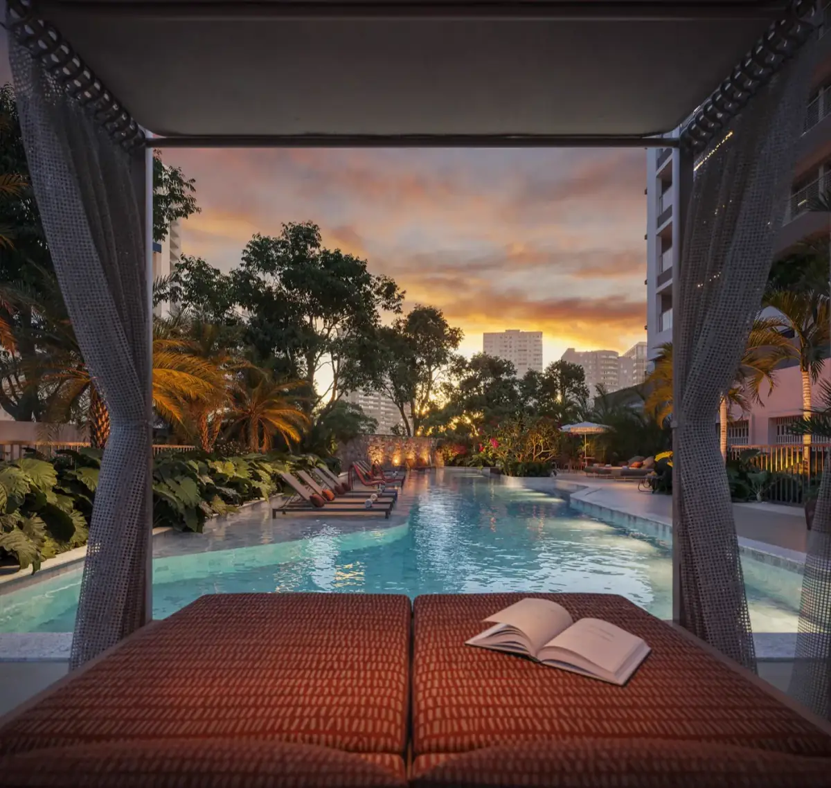 KRONOS by Tegra — Cabana ao pôr do sol